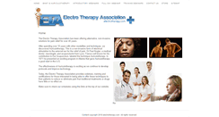 Desktop Screenshot of electrotherapy.com